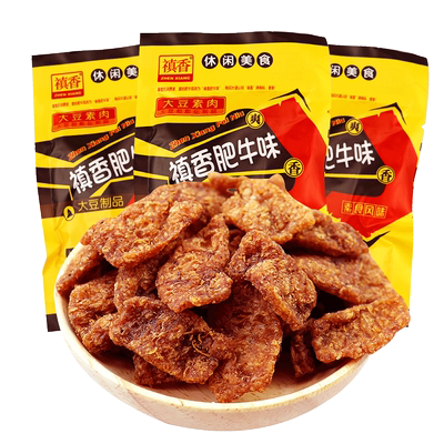 禛香香菇肥牛味真香大豆可以吃很
