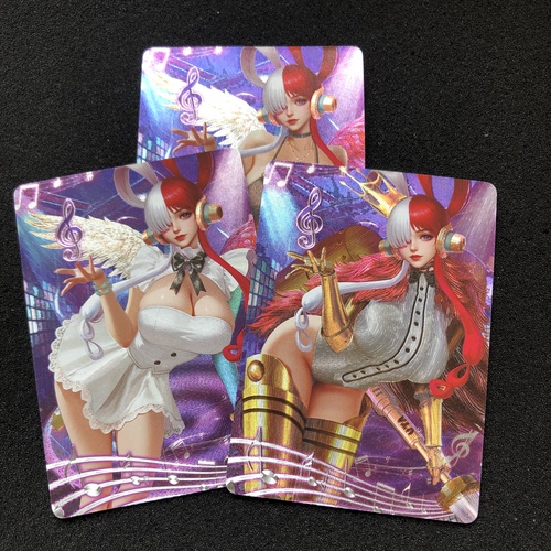 五月制作7-0  重绘海贼王系列女角磨砂粗闪收藏卡（大卡63*88mm）