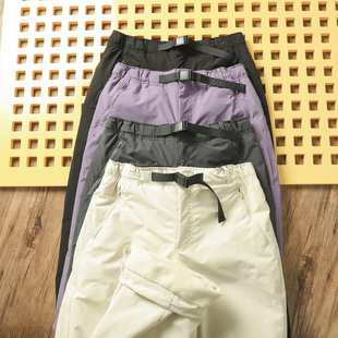 抗寒零下~冬季男女情侣户外防风防水加绒加厚冲锋裤伞兵裤滑雪裤