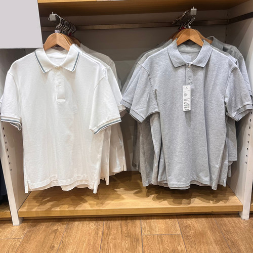 夏季男士珠地棉翻领短袖POLO衫