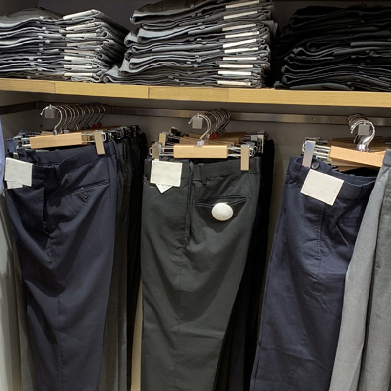 岛国单【东吉U家】男纯色百搭仿毛料商务直筒休闲裤抗皱西裤长裤