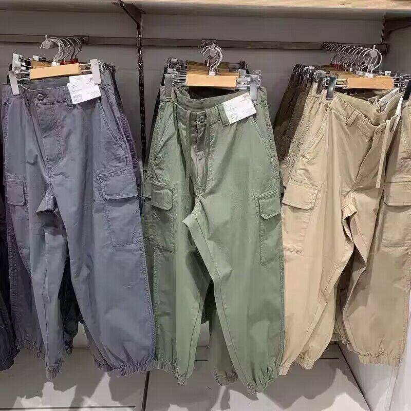 长裤工装裤日系复古休闲裤纯棉