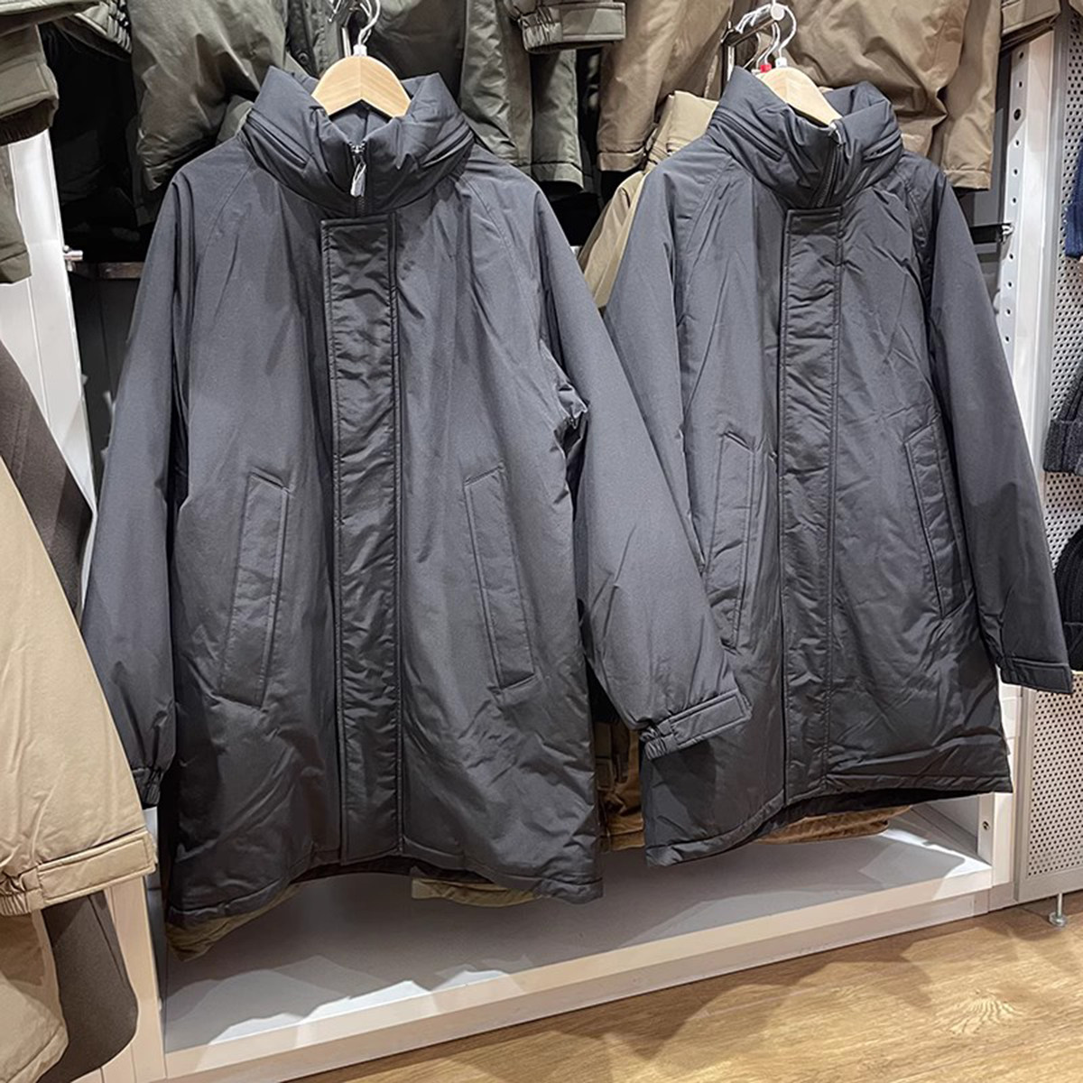 加厚秋冬加厚蓬松棉服棉衣中长款