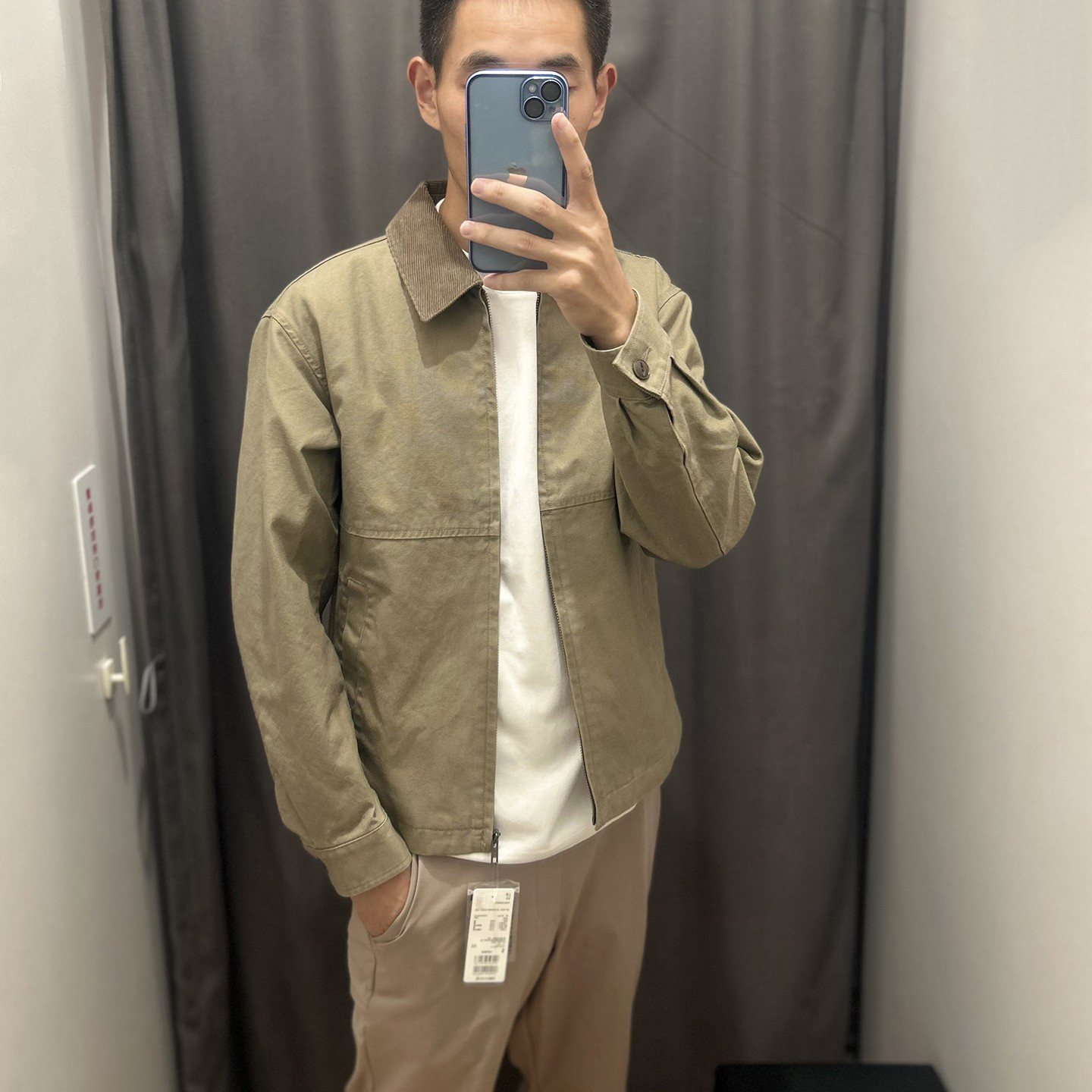 【东吉U家】25年新款巴恩风全棉水洗复古高街底特律翻领夹克外套