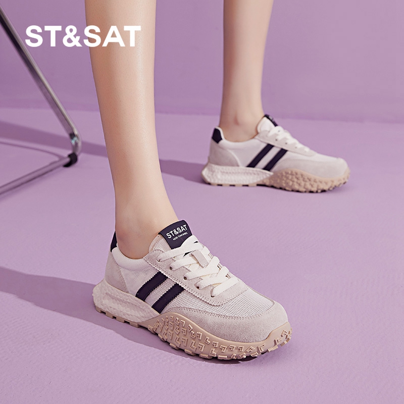 星期六3.8cm运动鞋厚底老爹鞋