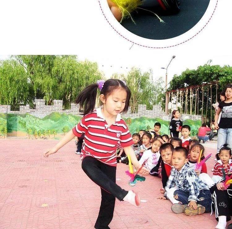 Trò chơi Ryukyu dành riêng cho trẻ em key học sinh chìa khóa đàn hồi tập thể dục cho người lớn lông vũ trẻ em - Các môn thể thao cầu lông / Diabolo / dân gian quả cầu đá lông gà