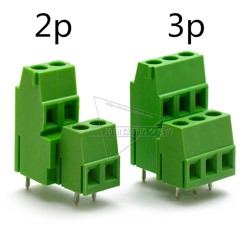 KF128HL-2p 3p接线端子连接器 高低错位可拆分拼接 5.08mm间距