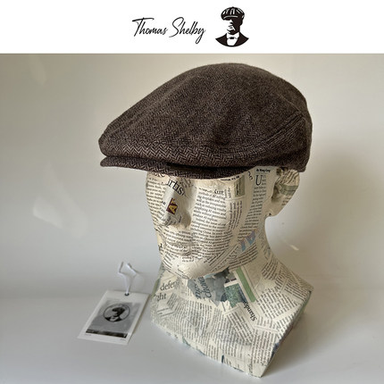 正品授权汤米谢尔比thomas shelby 鸭舌帽男开普帽前进帽剃刀党帽