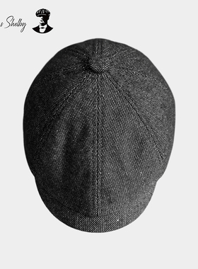 正品授权thomas shelby八角帽男中青年英伦保暖贝克汉姆报童帽