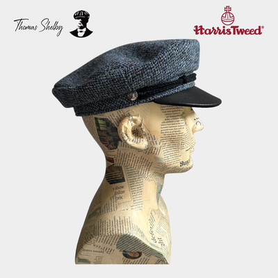 哈里斯HarrisTweed海军帽鸭舌帽