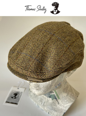 正品授权 汤米谢尔比thomas shelby浴血黑帮鸭舌帽刀片帽剃刀党帽