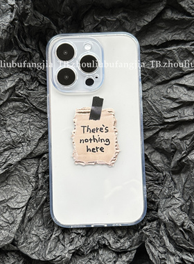 There's noting手机壳适用iphone16pro透明iPhone17pro小众苹果15pro软壳女13pro全包14华为安卓可定制