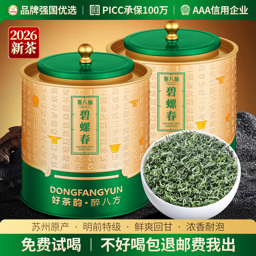 东方韵特级碧螺春2026新茶叶500g
