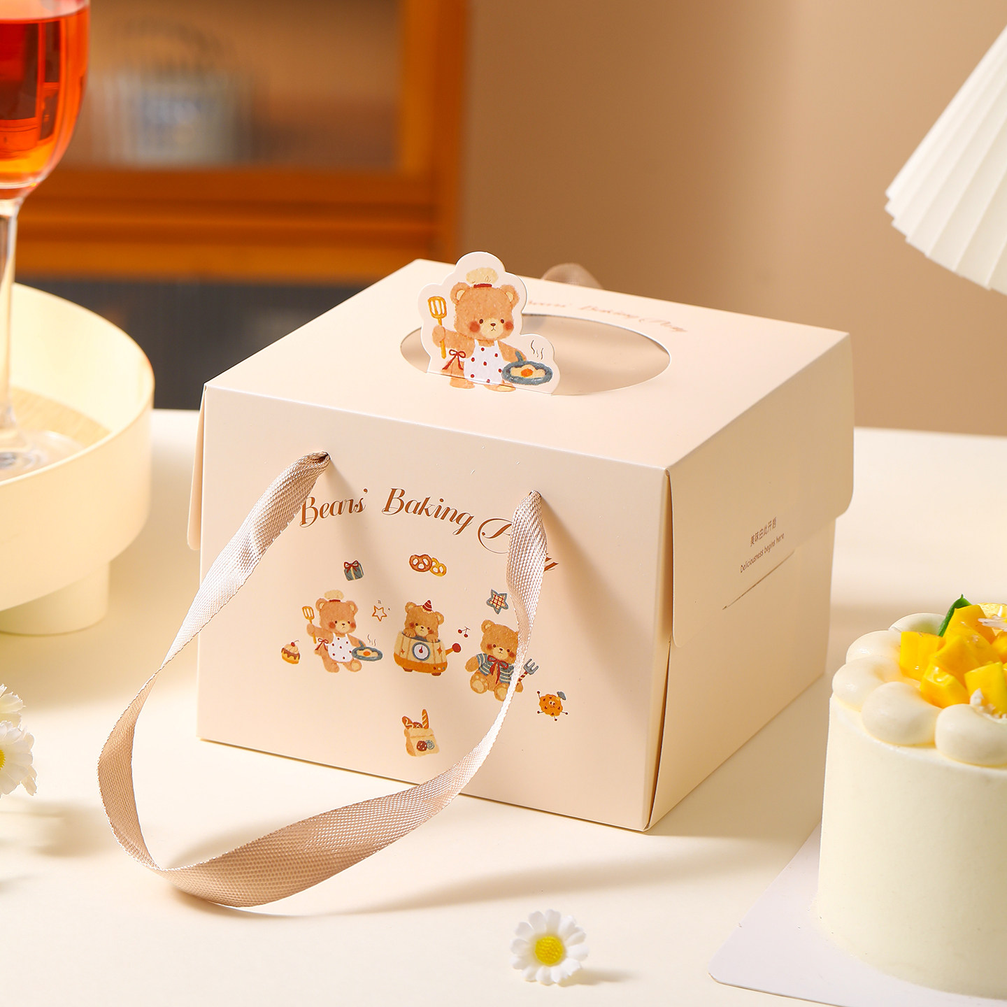 4寸蛋糕盒四寸六寸加高手提打包盒5/6寸生日蛋糕包装盒甜品西点盒,厨房/烹饪用具,点心包装盒/包装袋,淘宝优惠券,粉丝福利购,淘宝优惠卷