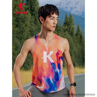 乔丹强风吹拂联名款跑步背心男2025夏季新款速干透气运动无袖t恤