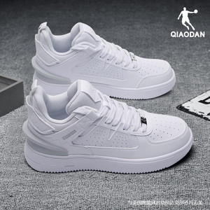 乔丹高帮板鞋男鞋2026春季新款空军一号鞋子官方旗舰店学生运动鞋