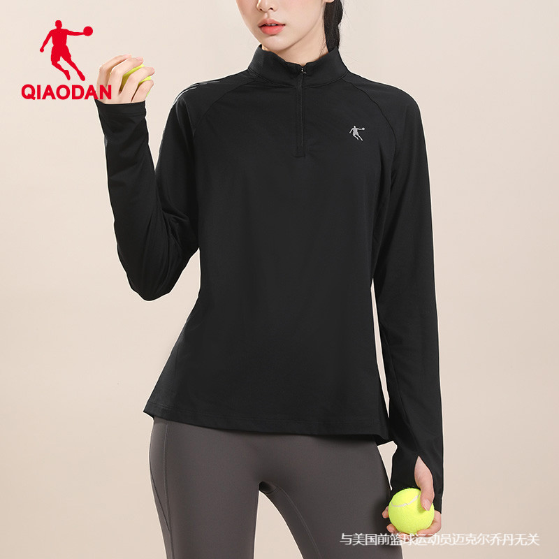 乔丹长袖女2025冬季新款针织瑜伽健身训练服旗舰店正品上衣外套