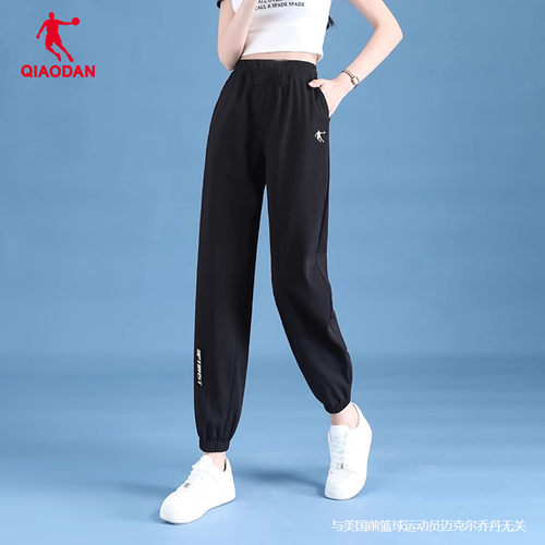 乔丹冰丝运动裤女领券减5