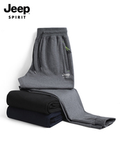 Повседневные брюки jeep男士休闲裤春秋季新款卫裤宽松直筒长裤弹力大码青年运动裤 spirit