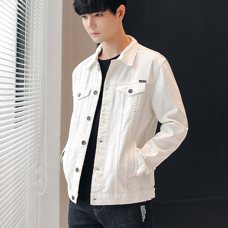JK9019-P70有现货2021秋冬季男士牛仔夹克青少年时尚百搭外套男,男装夹克,星座224-1