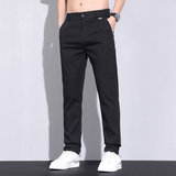 2024夏季男士弹力休闲裤西裤时尚薄款天丝莱赛尔冰丝裤子565-p45，男装休闲裤，星座224-1