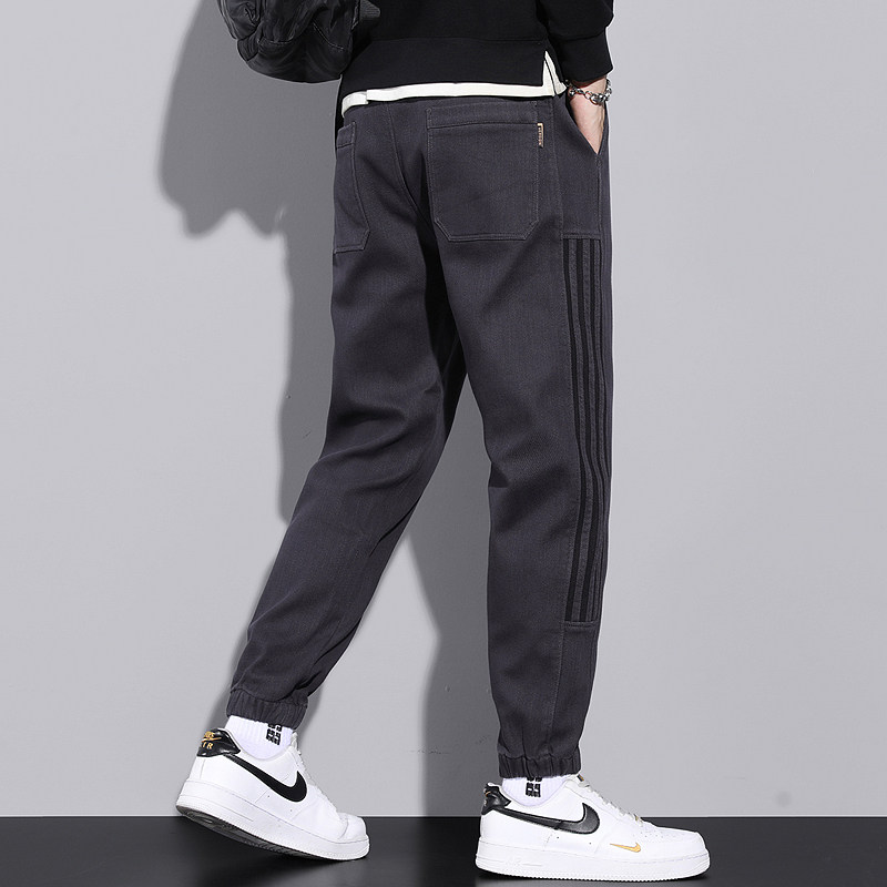C666常规p42春夏金刚条日系卫裤男宽松休闲运动裤,男装休闲裤,星座224-1