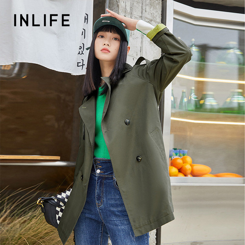 inlife休闲气质时尚风衣图片