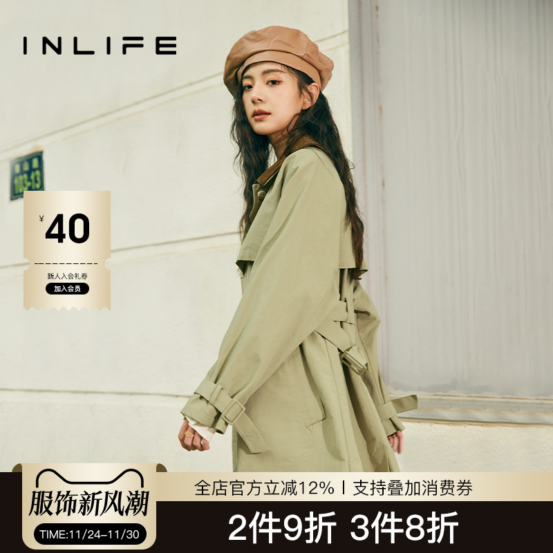 inlife简约休闲英伦风外套