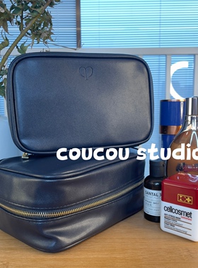 CPB新款 柜台正品 皮质化妆包手拿包收纳包 便携旅行ins