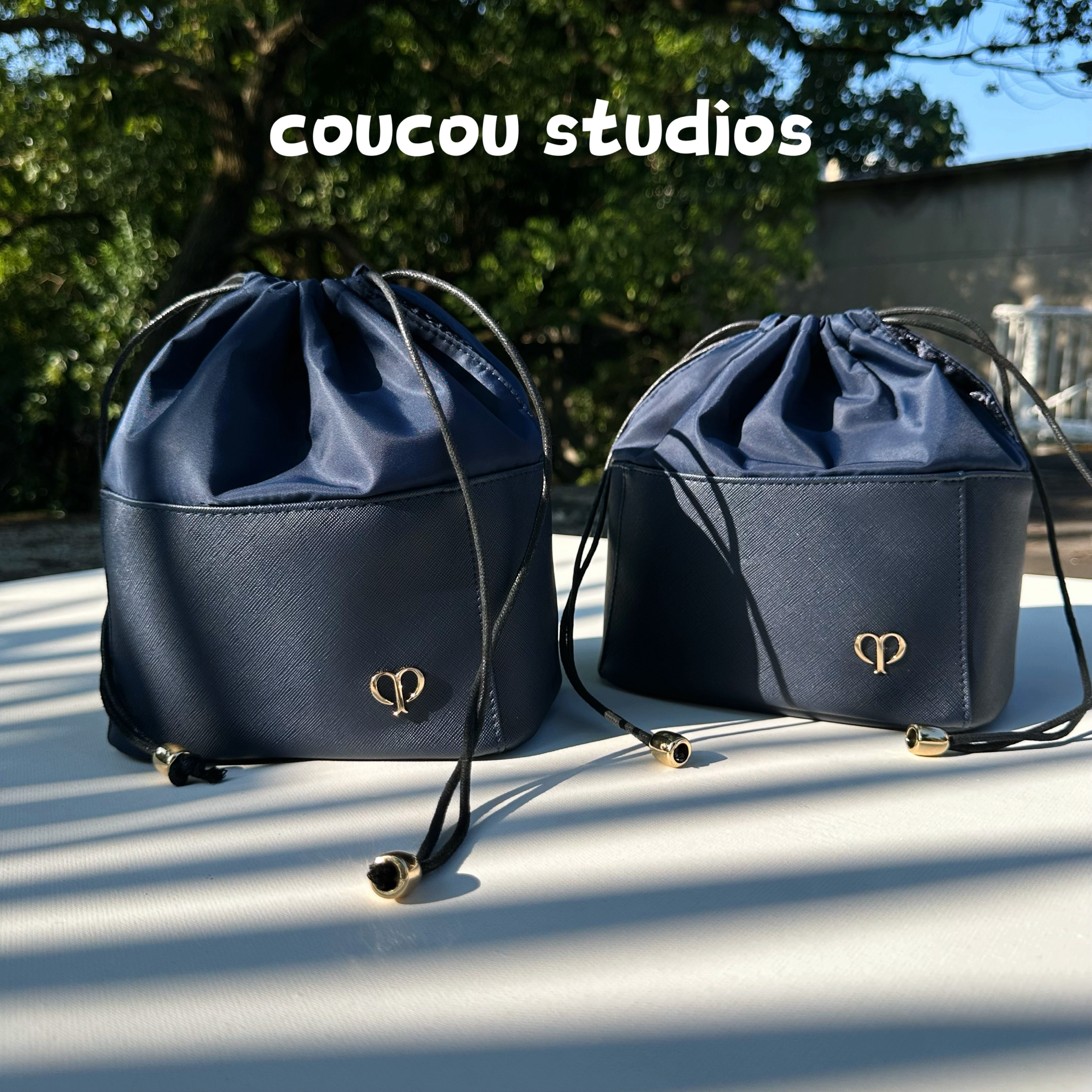 国外新款！cpb肌肤之钥大容量抽绳化妆包防水洗漱包便携旅行收纳