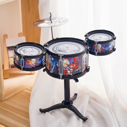 架子鼓儿童玩具初学者敲打鼓乐器男孩爵士鼓家用宝宝专用奥特曼