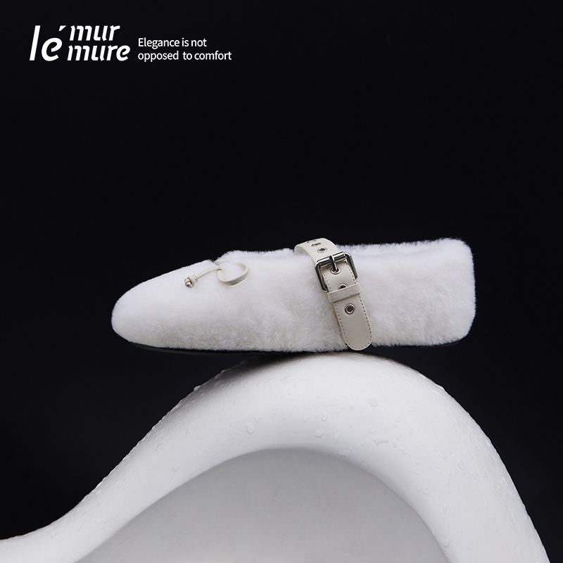 Le'Murmure初剪羊毛毛毛鞋