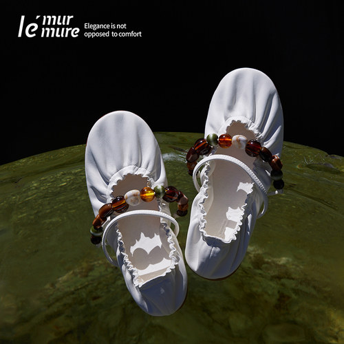 Le'Murmure手工串珠芭蕾舞鞋