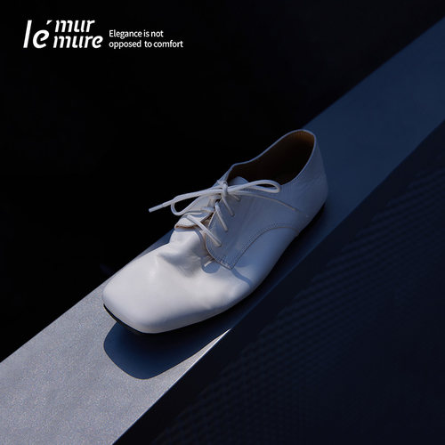 Le'Murmure水洗马皮手工德比鞋