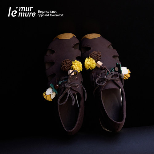 Le'Murmure复古穗穗罗马德训鞋