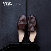 Murmure 重工一脚蹬 阿兹特克褐 水洗马皮 Blake缝制 便士鞋