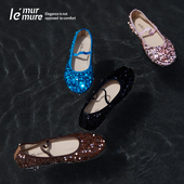 貌美芭蕾舞鞋 女 幻彩波尔卡亮片 高奢满天星 Murmure 人鱼姬