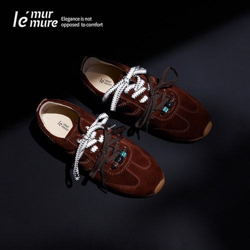 Le'Murmure串珠双鞋带德训鞋
