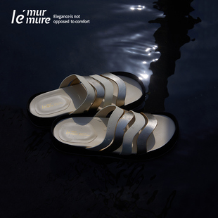 Murmure 拖鞋 Urbancore Chao舒适脚船 风极简贝壳头