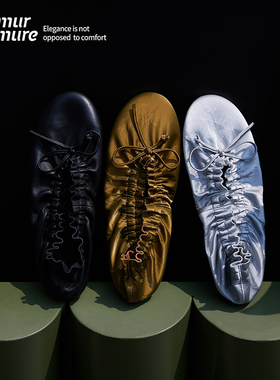 Le' Murmure “Balletcore 蛋卷鞋” 芭蕾美学风 经典重皱平底鞋