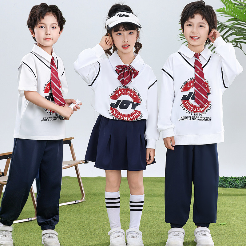 秋季儿童男女英伦风班服小学生朗诵合唱服校服运动会啦啦队演出服
