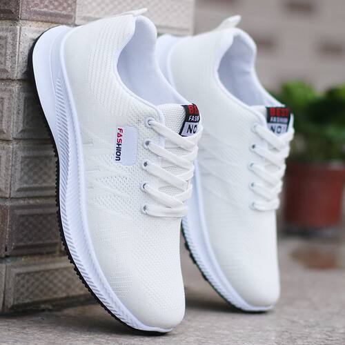 运动休闲软底舒适透气防滑网面鞋