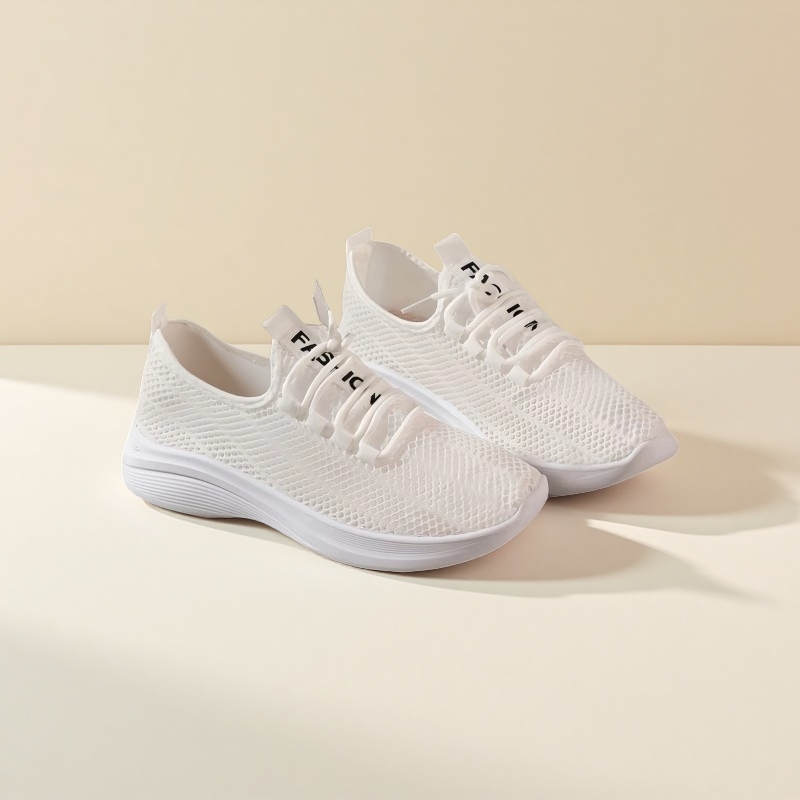 女鞋时尚网鞋百搭透气软底休闲鞋