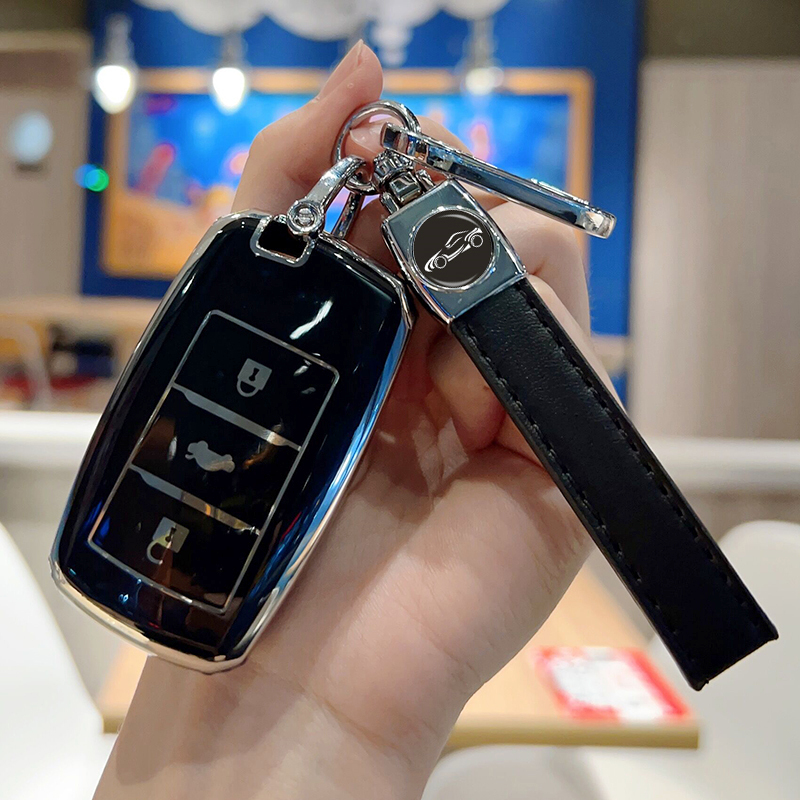 专用长安CS75钥匙套CS55壳CS35锐程CC睿骋悦翔V7逸动汽车包扣plus