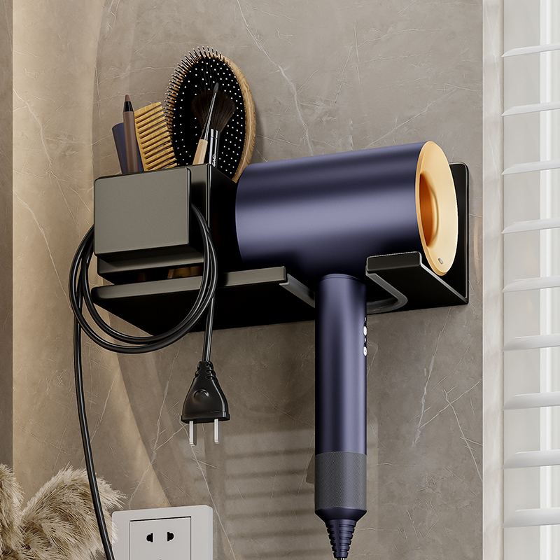 轻奢风通用型吹风机收纳架