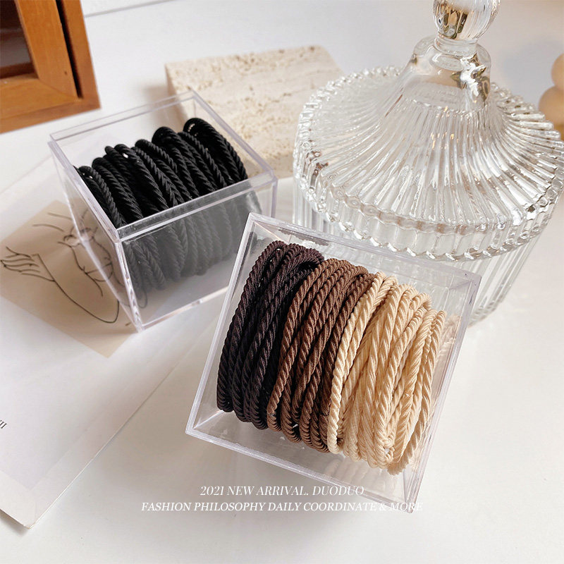 头绳网红2025年新款橡皮筋高弹力黑色女扎头发绳简约头饰不伤发圈,饰品/流行首饰/时尚饰品新,发饰,淘宝优惠券,粉丝福利购,淘宝优惠卷