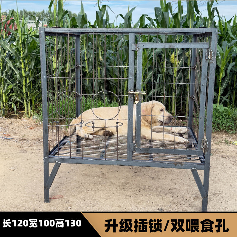 大型犬狗笼子实心钢筋焊接图片