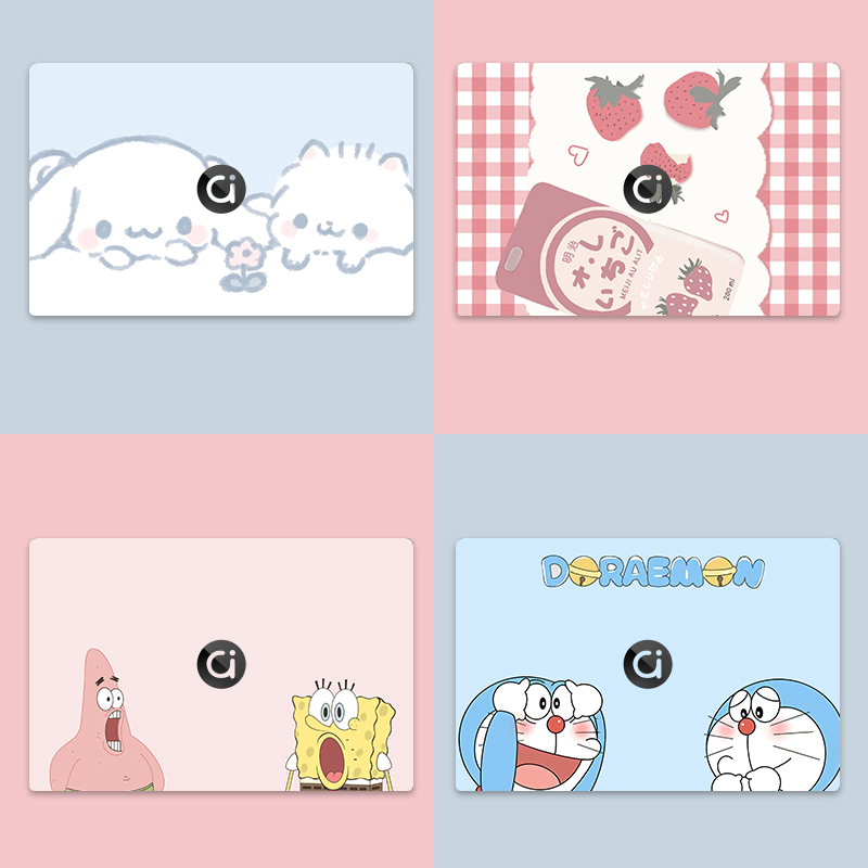 华硕爱豆增强版装饰配件电脑贴纸