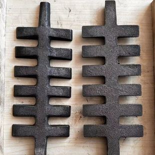 暖气炉篦子长方形暖气炉子配件大全炉齿炉底铸铁炉排炉条