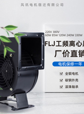 小型工频铜风讯电机离心风机